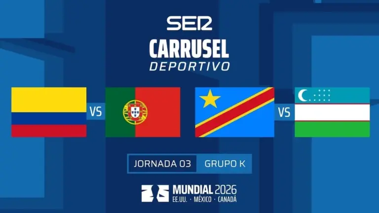 Colombia - Portugal hoy, en directo: fase de grupos del Mundial 2026 | Última hora del Grupo K
