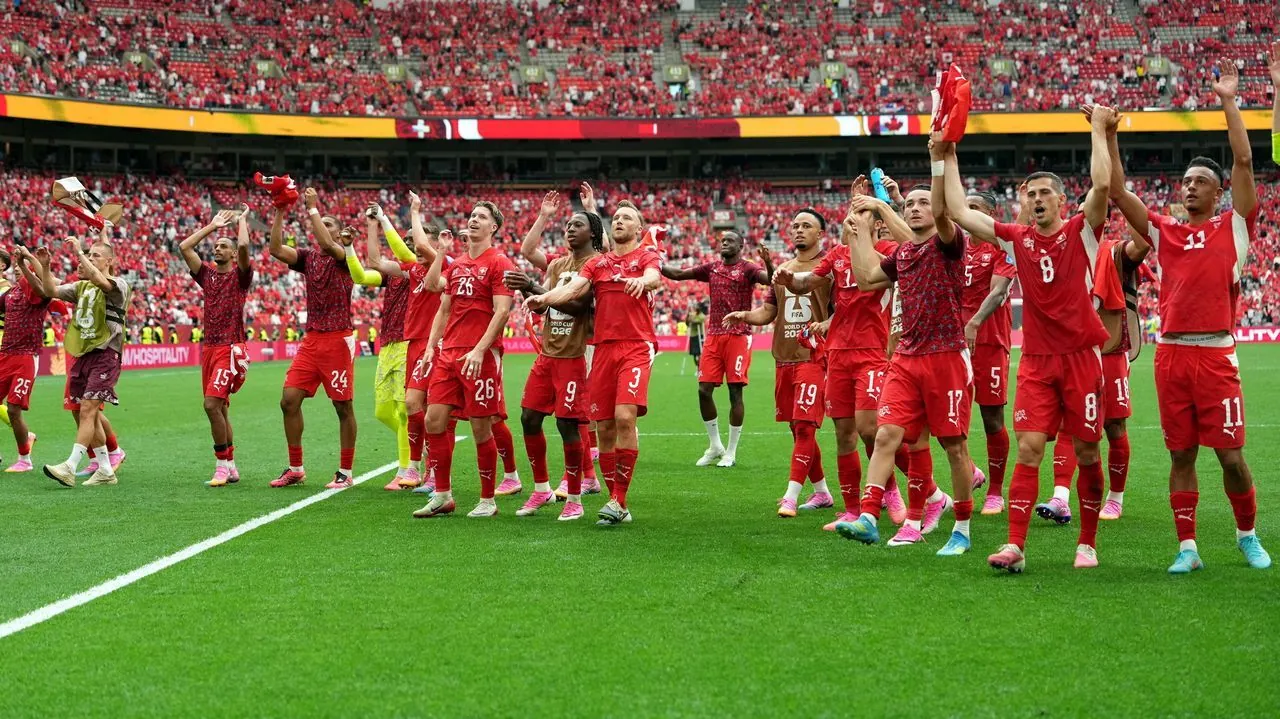 Suiza celebra su clasificación para los dieciseisavos de final.
