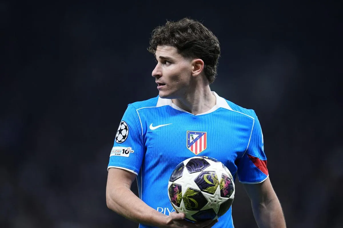 Julián Álvarez, jugador del Atlético de Madrid