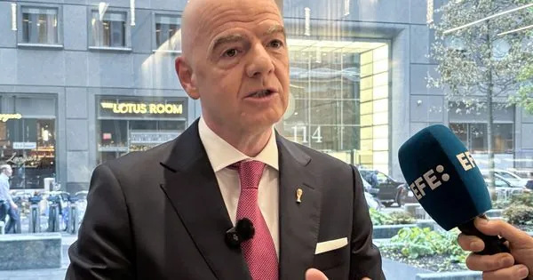 Foto: Gianni Infantino, presidente de FIFA. (EFE/Jan Téllez Asensio)