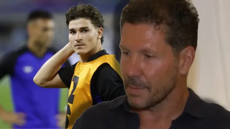 Simeone cuenta con Julián: “Es el futbolista sobre el que generar el juego del Atlético”