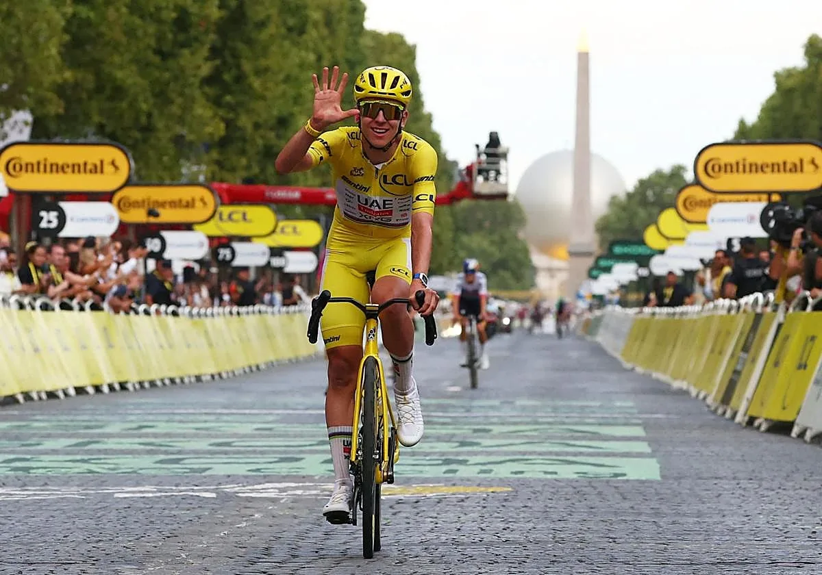 Pogacar abrocha un nuevo Tour de Francia y entra en el selecto 'club de los cinco' - MARCA