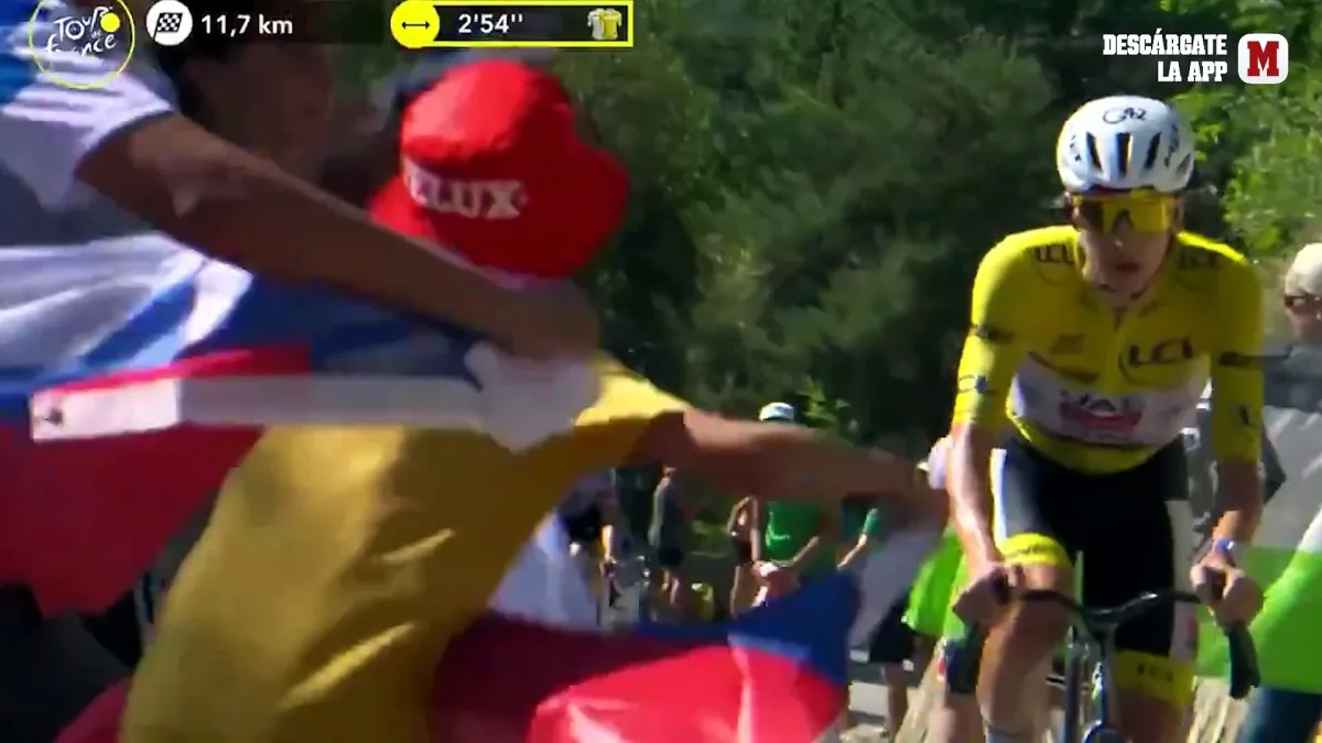 Pogacar, un récord entre el caos de Alpe d'Huez: "La verdad es que no sabía cuál era el tiempo de Pantani" - El Mundo
