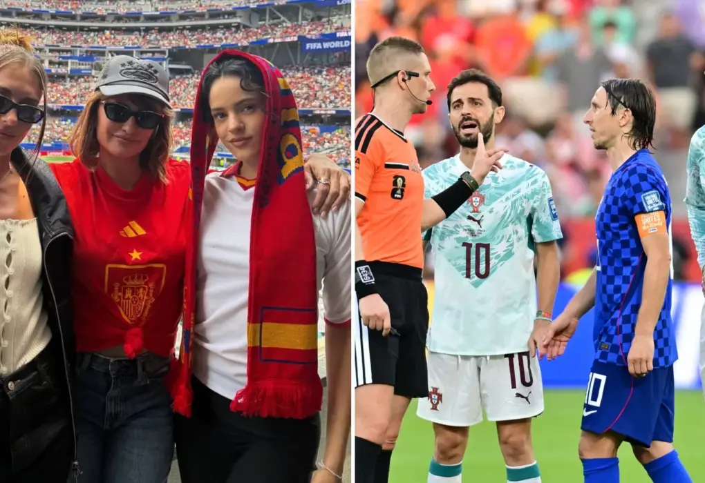 Penélope Cruz, Rosalía... Todas las fotos de los famosos en el España-Austria