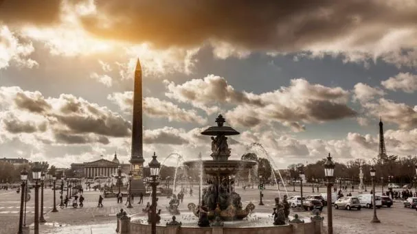Plaza de la Concordia en Paris (Francia)