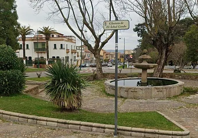 La fuente, en su estado original.