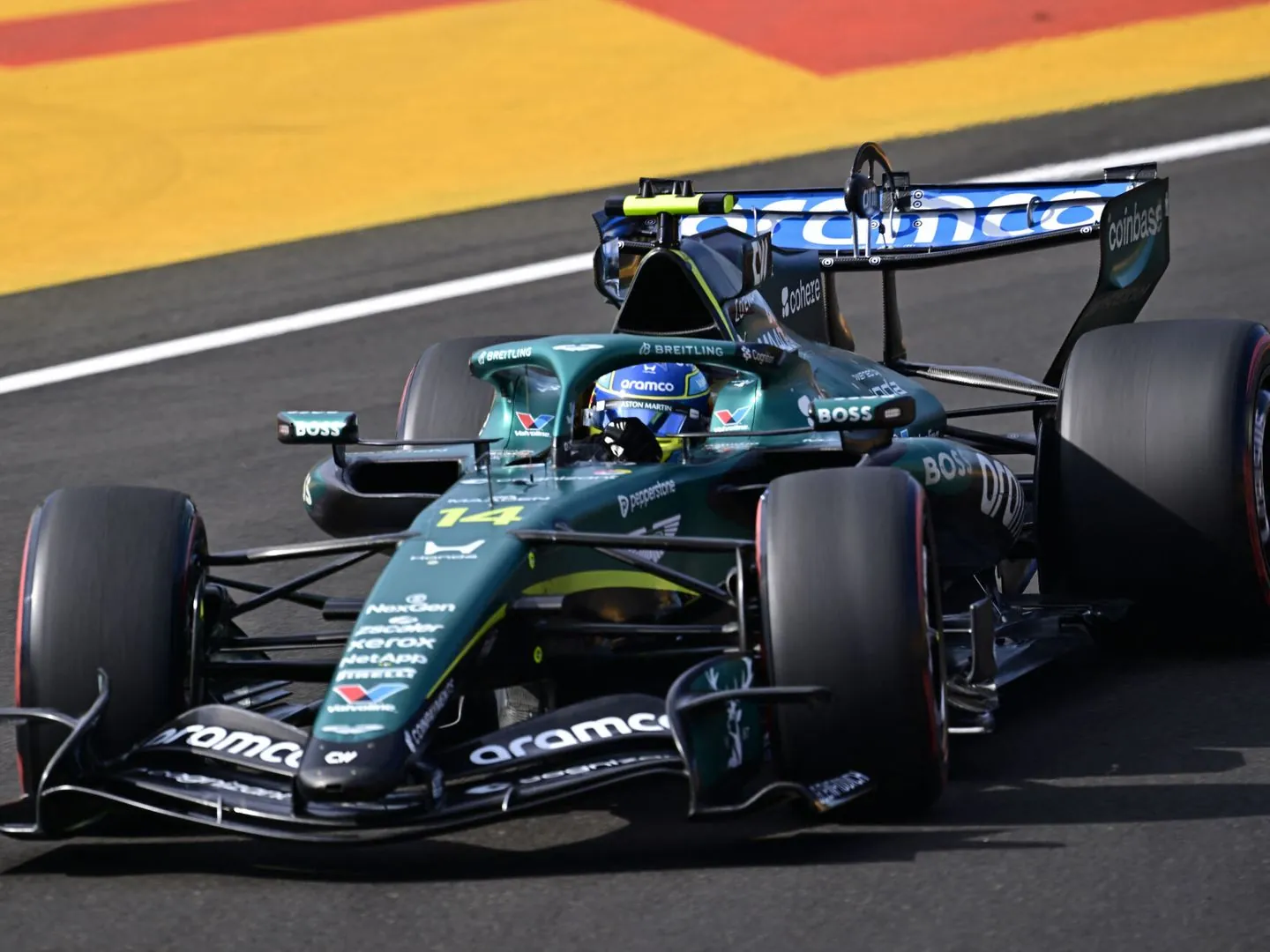 Foto: Alonso entró en el Q2 por primera vez en 2026. (Reuters/Marton Monus)